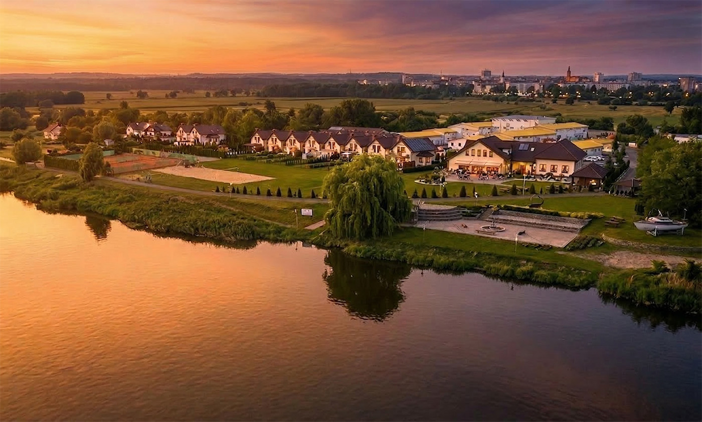 Kompleks Marina Gorzów z lotu ptaka Kompleks Marina Gorzów z lotu ptaka